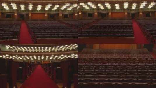 人民大会堂座席空镜高清在线视频素材下载