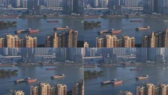 广州珠江运沙船高清在线视频素材下载