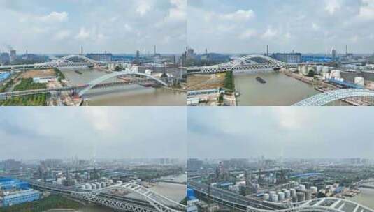 淮安市清江大桥高清在线视频素材下载