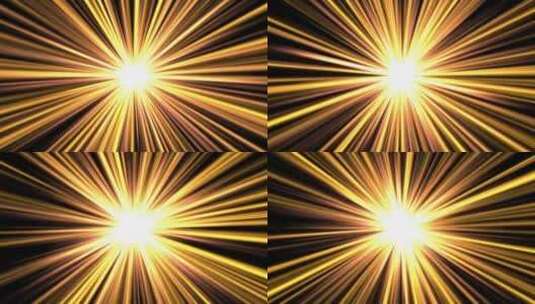 高清黄金抽象光线爆发高清在线视频素材下载