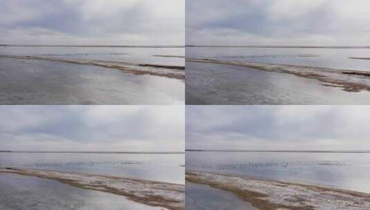 航拍中国河流湖泊高清在线视频素材下载