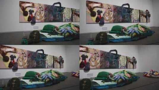 深圳美术馆第七届“迁徙：中国当代艺术展”高清在线视频素材下载