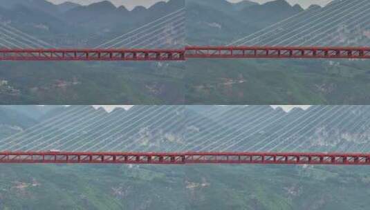 贵州北盘江大桥航拍高清在线视频素材下载