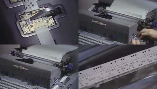 50-70年代 机械计算机高清在线视频素材下载