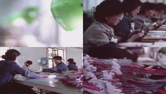 80年代工人工厂高清在线视频素材下载