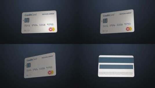 企业宣传商品展示信用卡循环展示文本过渡ae模板高清AE视频素材下载