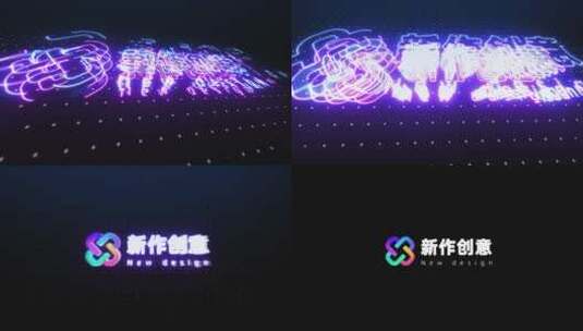 led 灯光 线条 绚丽的logo 创意 演绎高清AE视频素材下载