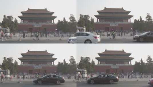 北京紫禁城故宫博物院游玩4K实拍镜头高清在线视频素材下载