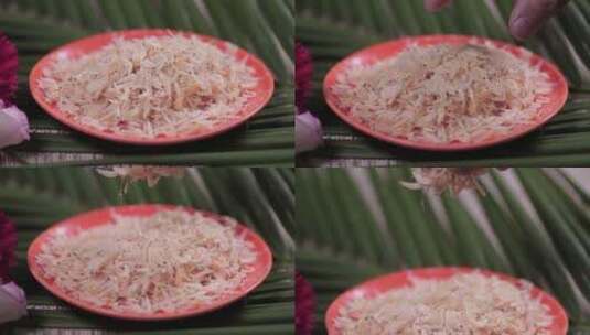 虾皮虾仁海米补钙食材高清在线视频素材下载