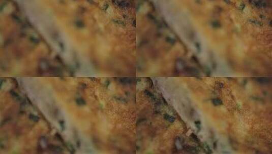 粤菜蚝烙海鲜饼高清在线视频素材下载