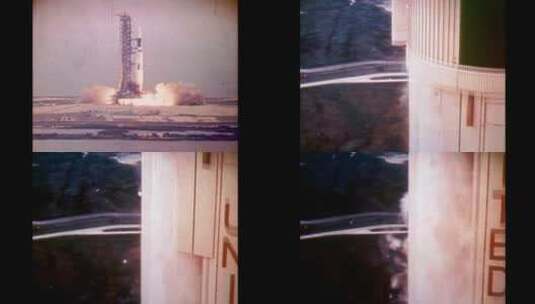 宇宙飞船成功发射高清在线视频素材下载