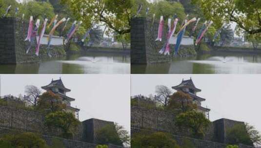 日本四国岛寺庙高清在线视频素材下载