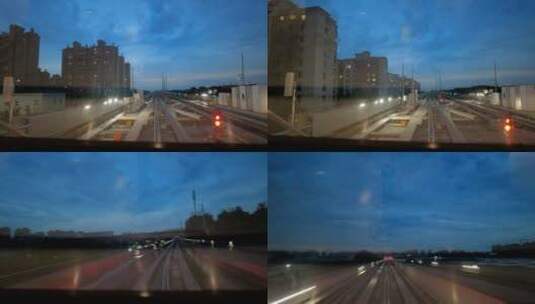 上海无人驾驶地铁4K实拍高清在线视频素材下载