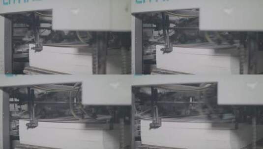 工厂里的机械制造镜头高清在线视频素材下载