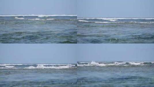 印尼巴厘岛海浪海洋海滩高清在线视频素材下载