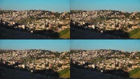 耶路撒冷城市建筑高清在线视频素材下载