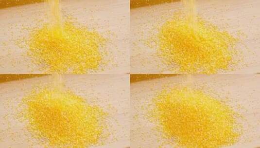 黄玉米渣高清在线视频素材下载