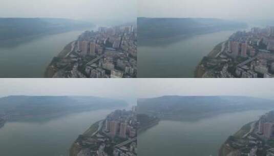 航拍重庆城市建筑都市风光素材高清在线视频素材下载