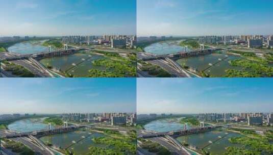 山东临沂祊河沿岸风景5-HEVC-V2高清在线视频素材下载