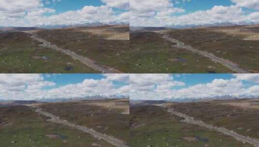 四川甘孜高原自驾航拍高清在线视频素材下载