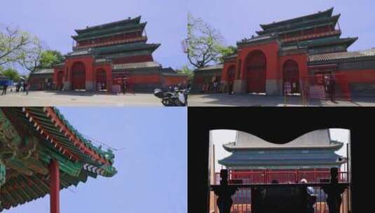 北京古建筑：鼓楼空境高清在线视频素材下载