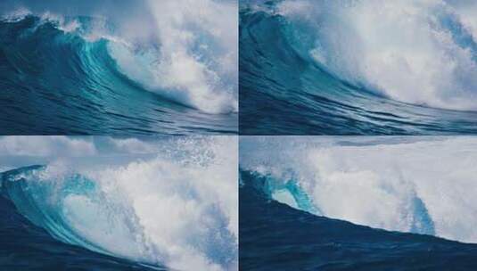 海面海浪翻滚特效高清在线视频素材下载