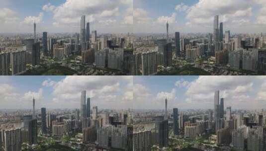 （4K原素材）广州珠江新城高清在线视频素材下载