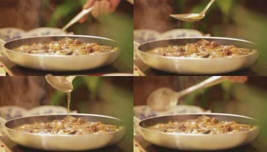厨师制作黄焖鸡 (6)高清在线视频素材下载
