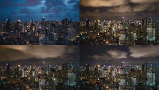 城市夜景高清在线视频素材下载