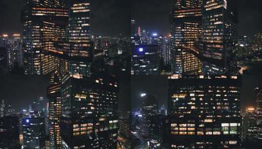 深圳腾讯大厦夜景高清在线视频素材下载