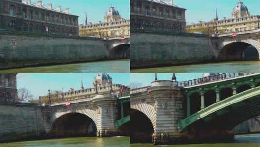 欧式建筑桥梁高清在线视频素材下载