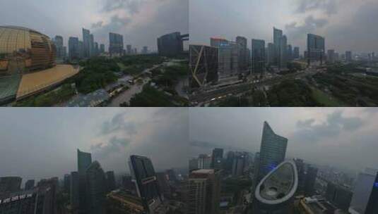 杭州·钱江新城·FPV穿越机拍摄00002337高清在线视频素材下载
