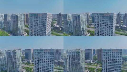 西安科技园新加坡腾飞科汇城高清在线视频素材下载