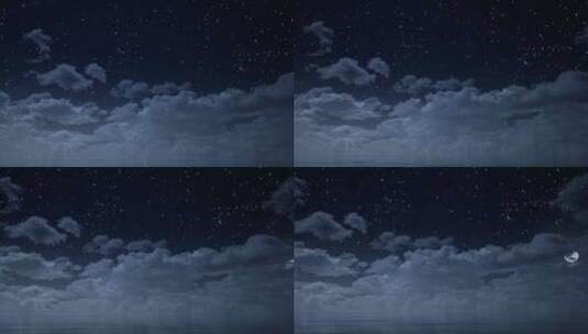 云和月亮高清在线视频素材下载