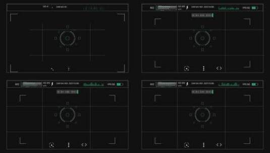 HUD合成相机面板摄像机录制高清在线视频素材下载