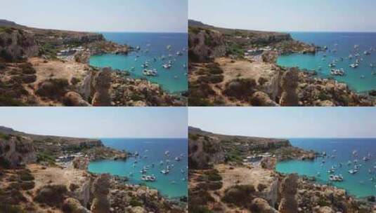 视频来自马耳他，Cirkewa，天堂湾，高清在线视频素材下载