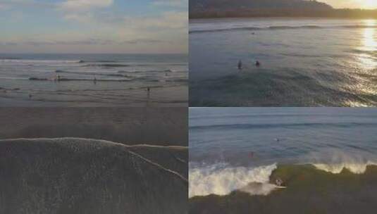 海边大海海滩度假冲浪高清在线视频素材下载