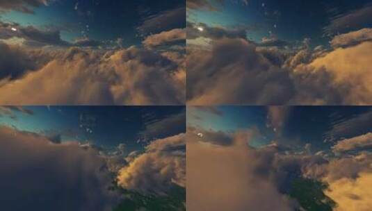 云间穿梭高清在线视频素材下载