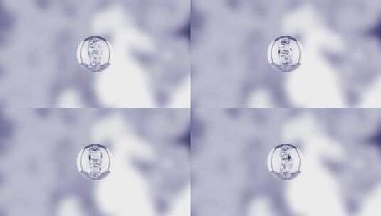 水球精华液体渗透滋润水润高清在线视频素材下载