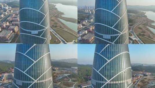 吉安创新大厦航拍素材高清在线视频素材下载