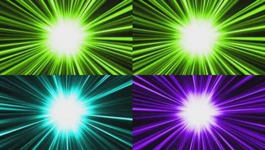 Light Rays VJ Loop多色高清在线视频素材下载