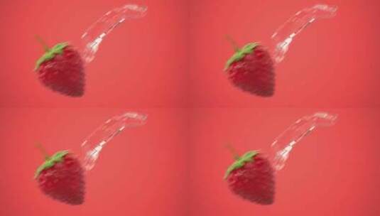 新鲜的草莓高清在线视频素材下载