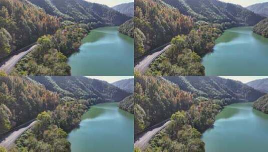 山水秋色 风景 自然高清在线视频素材下载