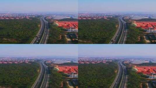 长宁高速公路航拍-竖版视频高清在线视频素材下载