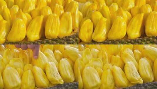 黄肉菠萝蜜高清在线视频素材下载