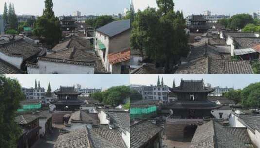 衢州历史古建筑高清在线视频素材下载
