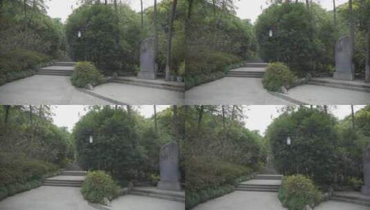 杭州凤凰山万松书院风景高清在线视频素材下载