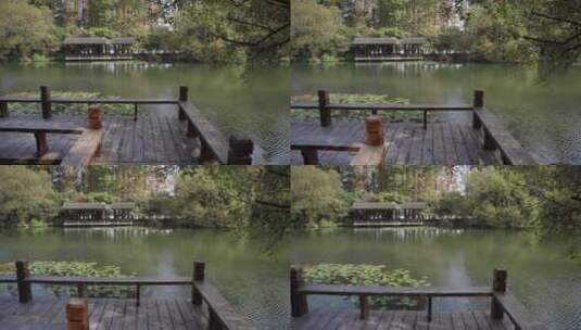 杭州西湖景区红栎山庄高清在线视频素材下载