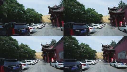 武汉武昌区城隍庙高清在线视频素材下载