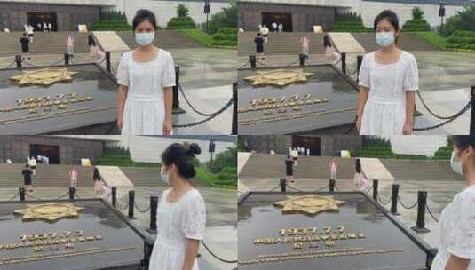 北京宛平城内，中国人民抗日战争纪念馆高清在线视频素材下载